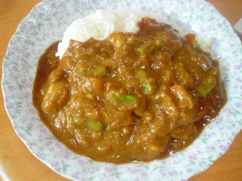 「三度豆＆エリンギ入りチキンカレー」　　　♪♪